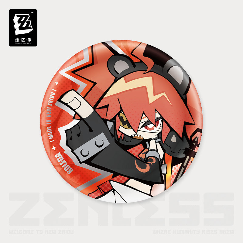 [OFFICIAL] New Eridu Series Chibi Badge - Belobog Heavy Industries - Teyvat Tavern - Genshin Impact & Honkai Star Rail Merch