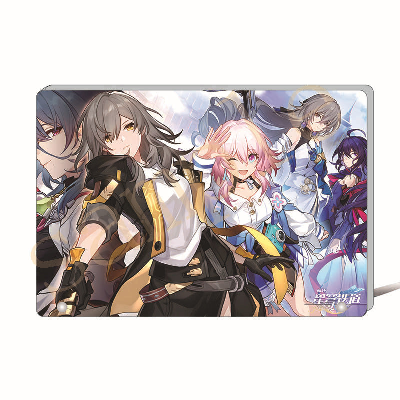 Honkai Star Rail Thickened Acrylic Photo Frame Stand - Teyvat Tavern - Genshin Merch