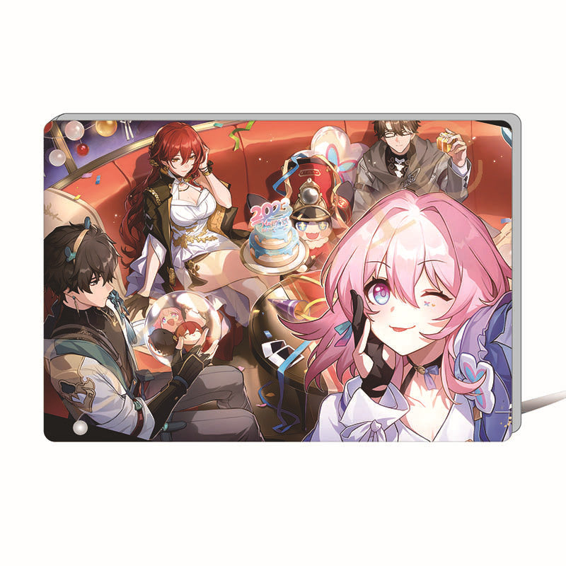 Honkai Star Rail Thickened Acrylic Photo Frame Stand - Teyvat Tavern - Genshin Merch