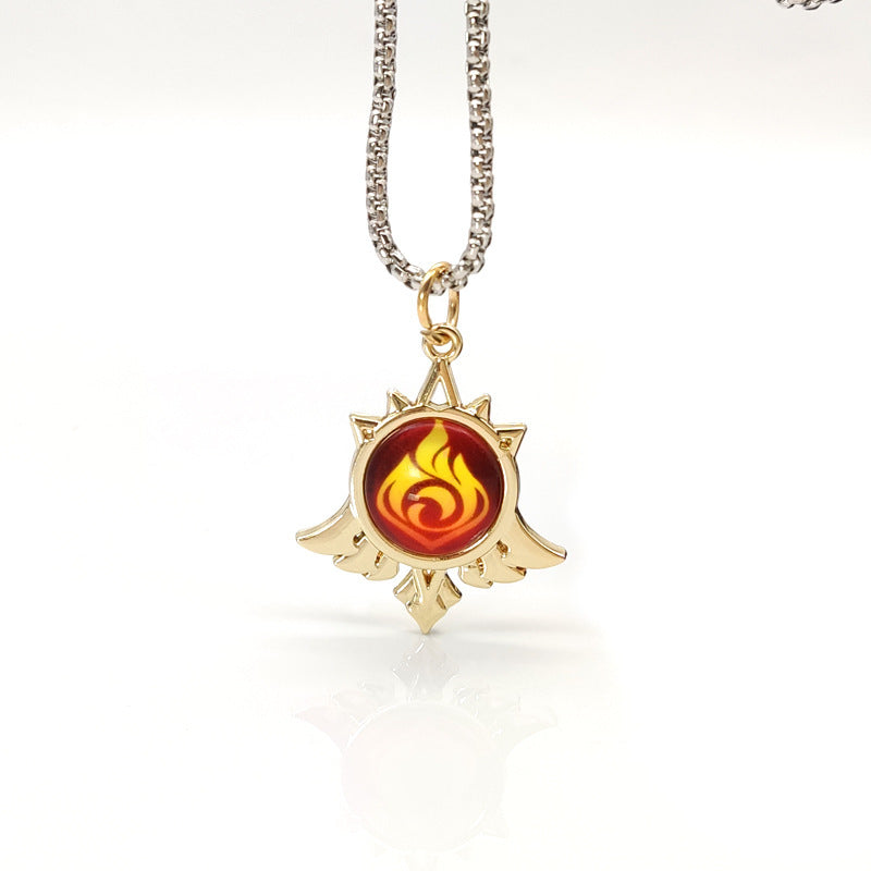 Genshin Impact Element Vision Necklace - Teyvat Tavern - Genshin Merch