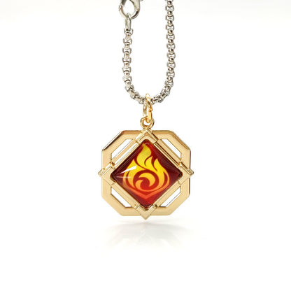 Genshin Impact Element Vision Necklace - Teyvat Tavern - Genshin Merch