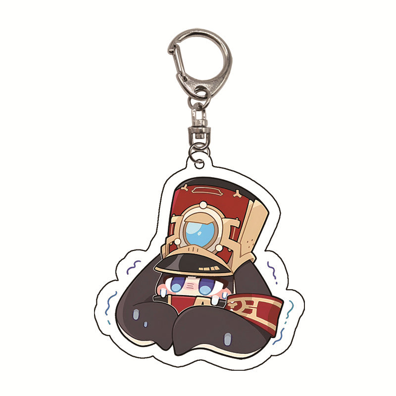 Honkai: Star Rail Pom-Pom Cute Acrylic Keychain - Teyvat Tavern - Genshin Merch