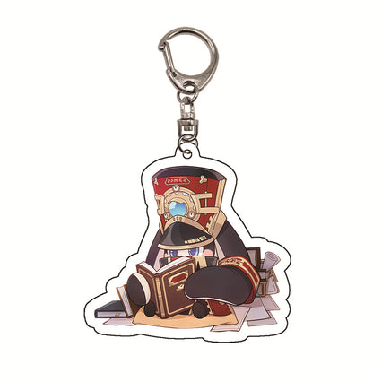 Honkai: Star Rail Pom-Pom Cute Acrylic Keychain - Teyvat Tavern - Genshin Merch