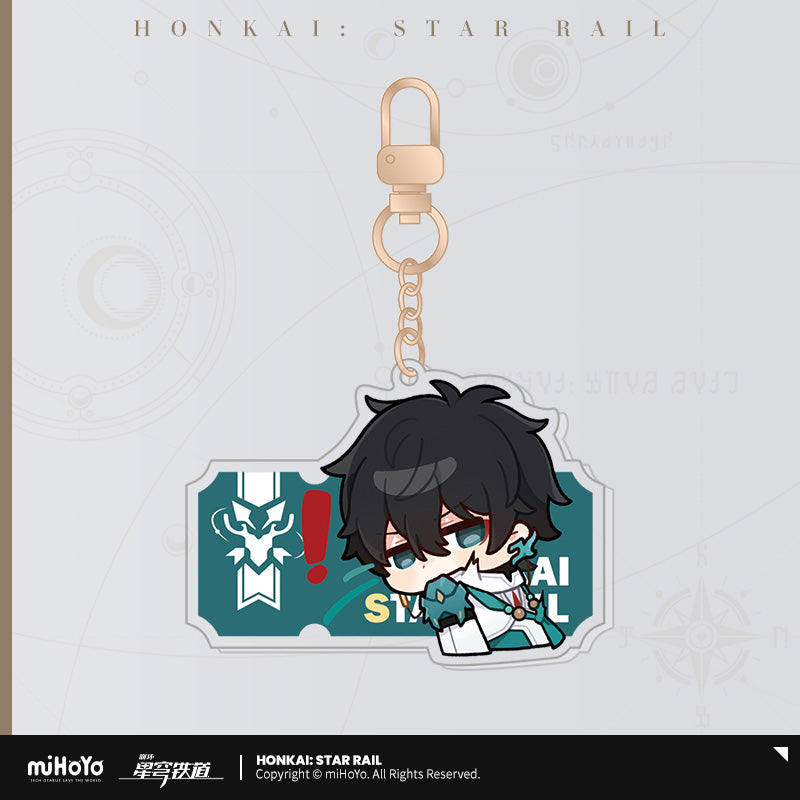 [OFFICIAL] Pom-Pom's Exhibition Hall Character Acrylic Keychain - Teyvat Tavern - Genshin Merch