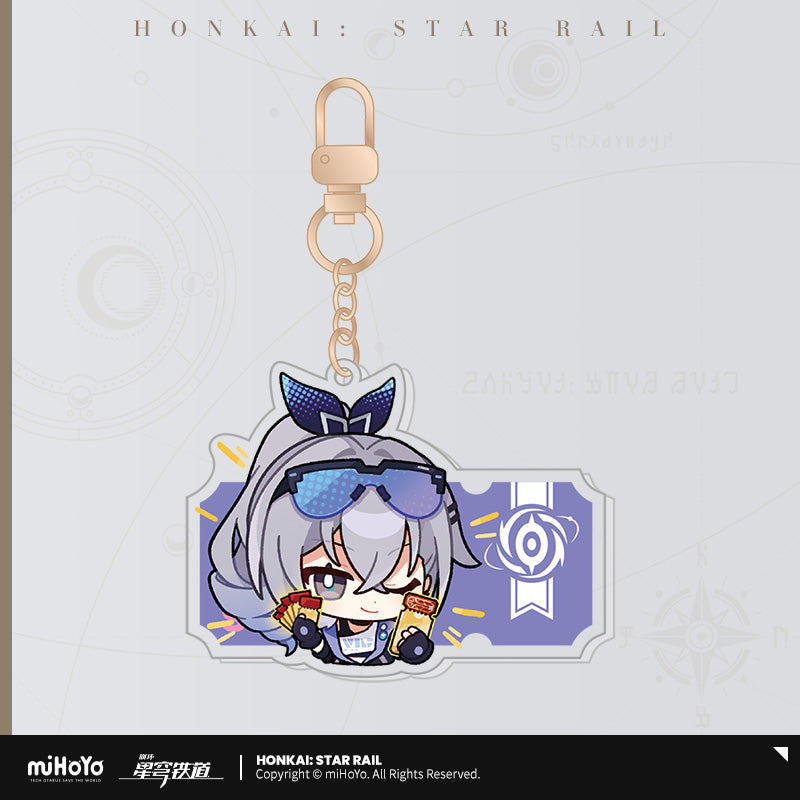 [OFFICIAL] Pom-Pom's Exhibition Hall Character Acrylic Keychain - Teyvat Tavern - Genshin Merch