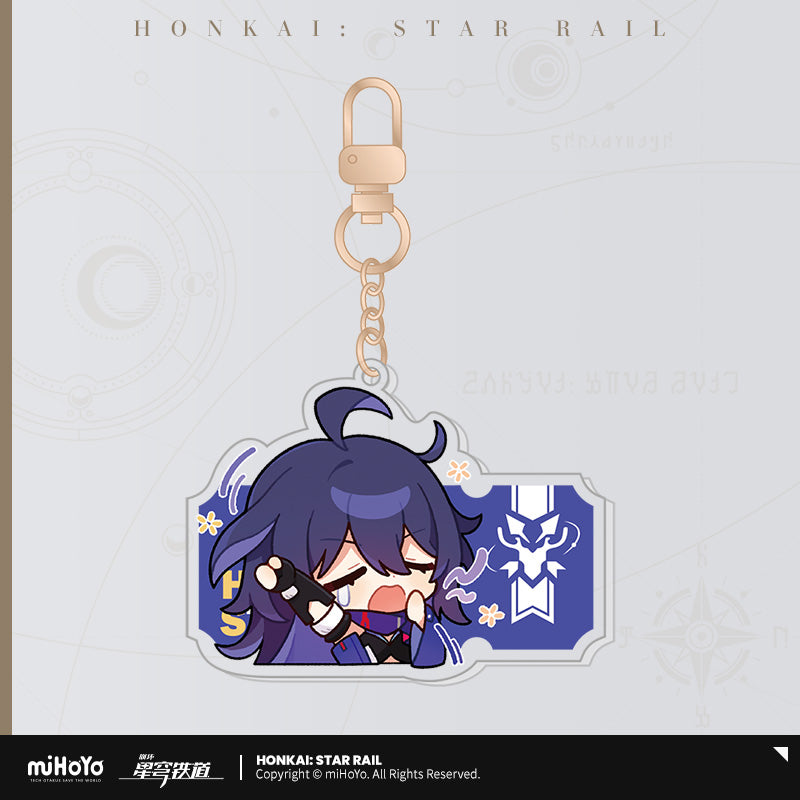 [OFFICIAL] Pom-Pom's Exhibition Hall Character Acrylic Keychain - Teyvat Tavern - Genshin Merch