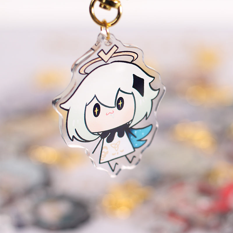 Stickman Style Genshin Impact Character Cute Keychain - Teyvat Tavern - Genshin Impact & Honkai Star Rail Merch