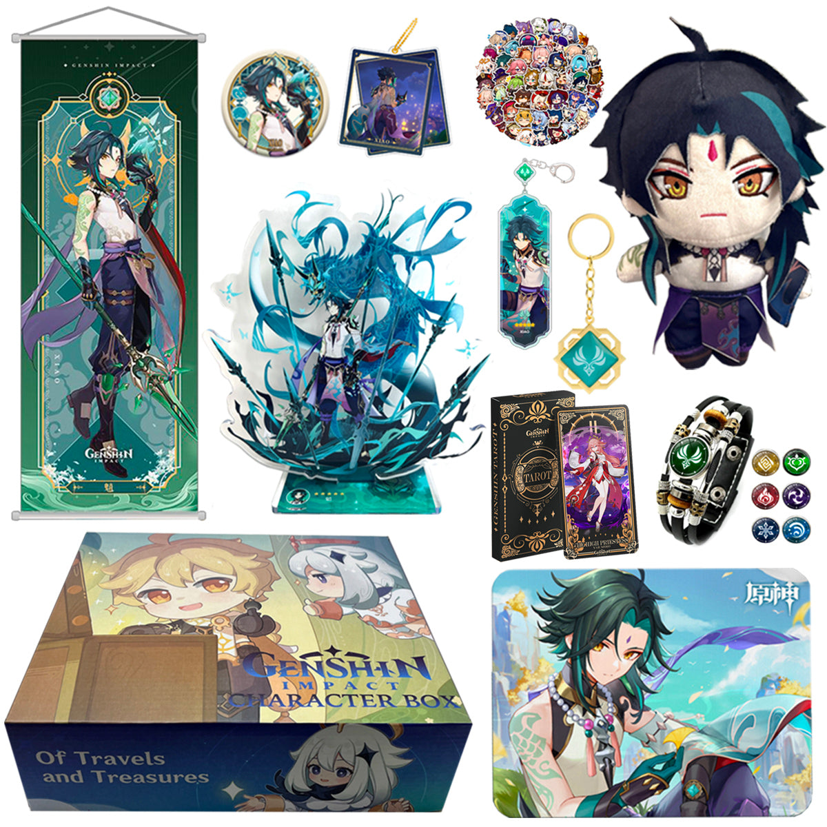 Genshin Impact Character Gift Box with Plush Toy - Teyvat Tavern - Genshin Merch