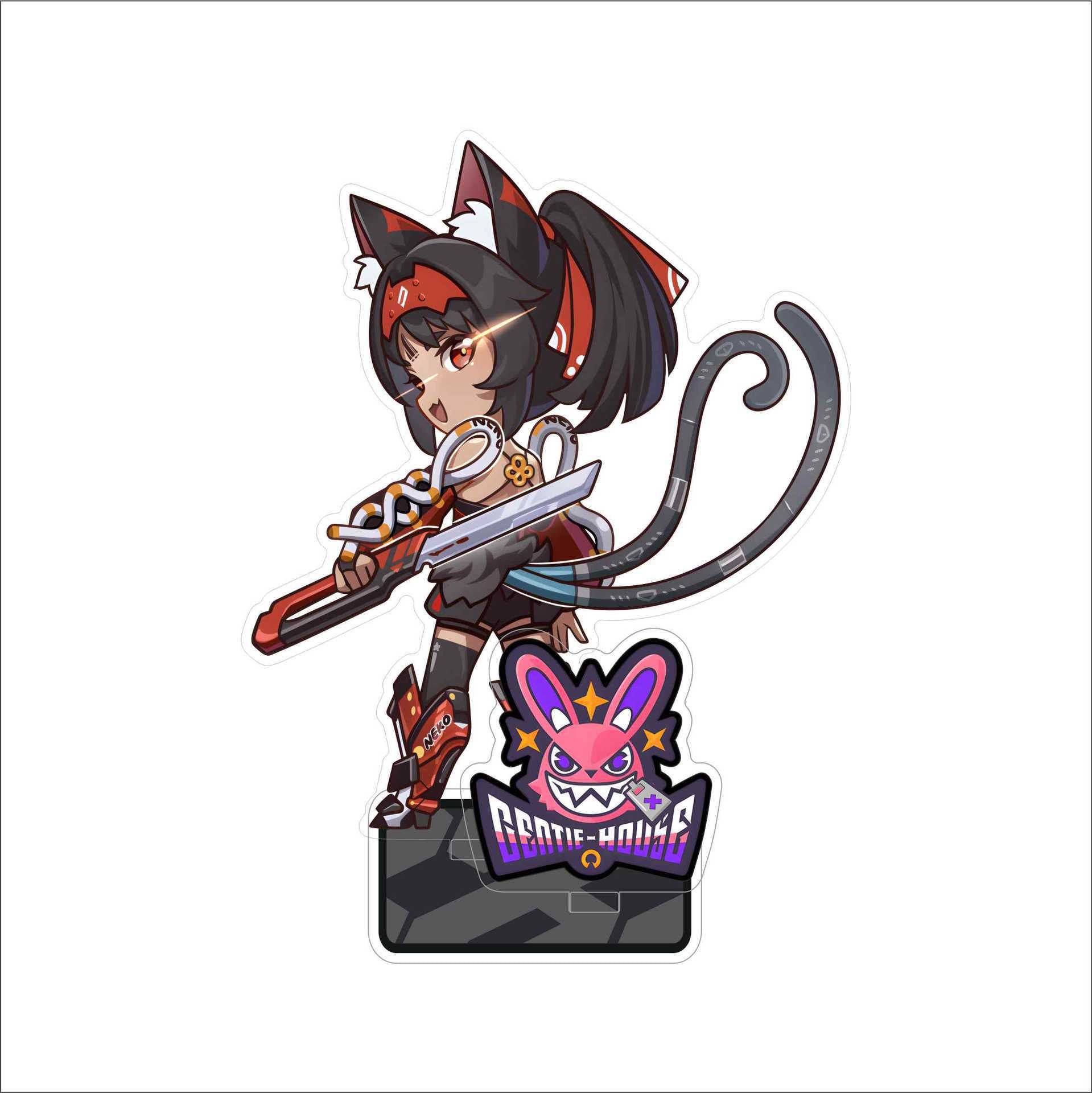 Zenless Zone Zero Character Chibi Stand Figure - Teyvat Tavern - Genshin Impact & Honkai Star Rail Merch