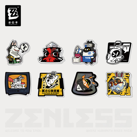 [OFFICIAL] Zenless Zone Zero Equalizing Series Acrylic Fridge Magnets Set - Teyvat Tavern - Genshin Impact & Honkai Star Rail Merch