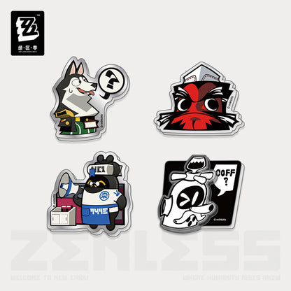 [OFFICIAL] Zenless Zone Zero Equalizing Series Acrylic Fridge Magnets Set - Teyvat Tavern - Genshin Impact & Honkai Star Rail Merch