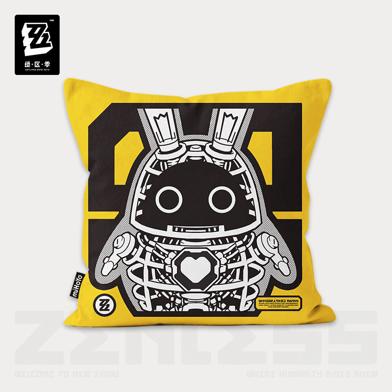 [OFFICIAL] Zenless Zone Zero Tuning Series Bangboo Square Throw Pillow - Teyvat Tavern - Genshin Impact & Honkai Star Rail Merch