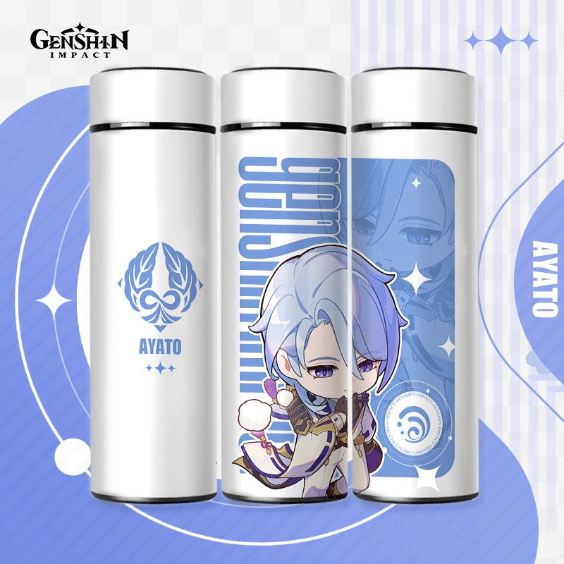 Genshin Digital Display Thermos Cup - Teyvat Tavern - Genshin Impact & Honkai Star Rail & 3Z Merch