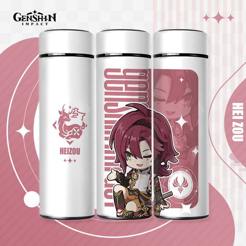 Genshin Digital Display Thermos Cup - Teyvat Tavern - Genshin Impact & Honkai Star Rail & 3Z Merch