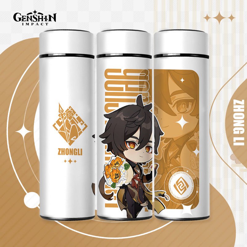 Genshin Digital Display Thermos Cup - Teyvat Tavern - Genshin Impact & Honkai Star Rail & 3Z Merch