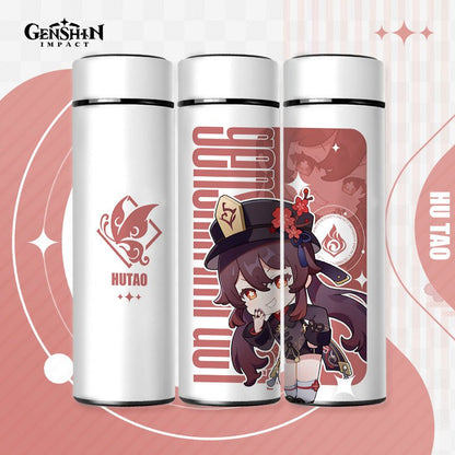 Genshin Digital Display Thermos Cup - Teyvat Tavern - Genshin Impact & Honkai Star Rail & 3Z Merch