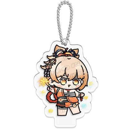 Genshin Impact Character Chibi 2 in 1 Stand Figure Keychain - Teyvat Tavern - Genshin Impact & Honkai Star Rail & 3Z Merch