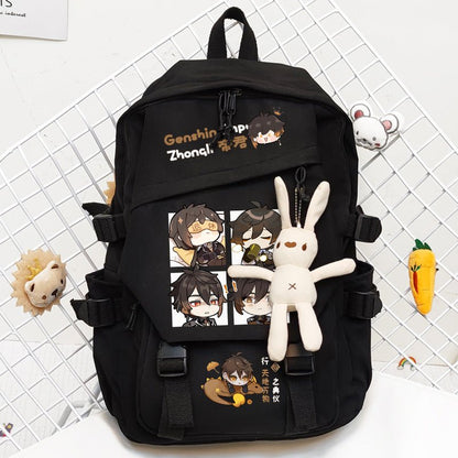 Genshin Impact Character Theme Backpack - Teyvat Tavern - Genshin Impact & Honkai Star Rail & 3Z Merch