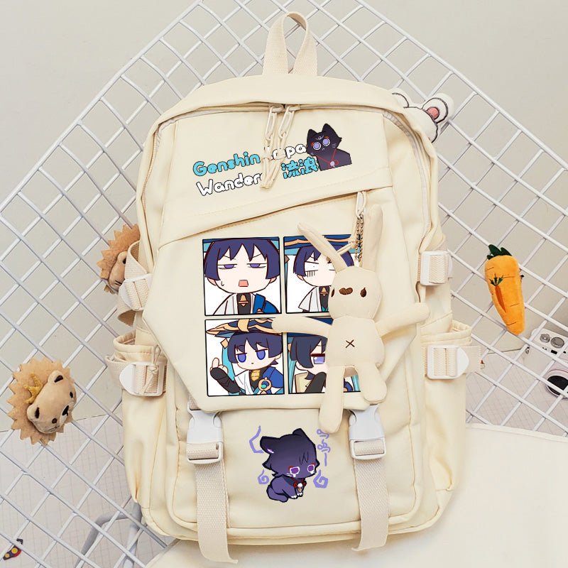 Genshin Impact Character Theme Backpack - Teyvat Tavern - Genshin Impact & Honkai Star Rail & 3Z Merch