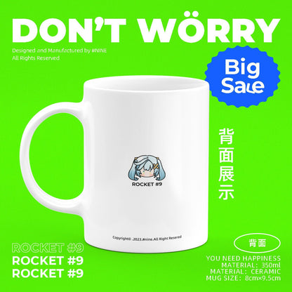 Genshin Impact Comic Style Cute Character Ceramics Mug - Faruzan - Teyvat Tavern - Genshin Impact & Honkai Star Rail & 3Z Merch