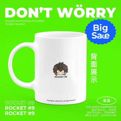 Genshin Impact Comic Style Cute Character Ceramics Mug - Zhongli - Teyvat Tavern - Genshin Impact & Honkai Star Rail & 3Z Merch