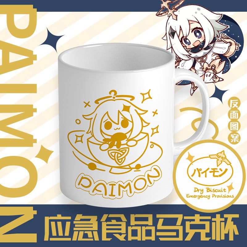 Genshin Impact Paimon Ceramic Mug - Teyvat Tavern - Genshin Impact & Honkai Star Rail & 3Z Merch