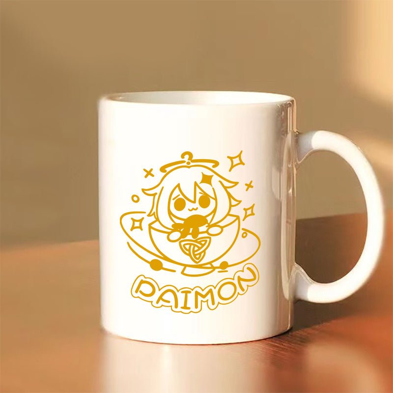 Genshin Impact Paimon Ceramic Mug - Teyvat Tavern - Genshin Impact & Honkai Star Rail & 3Z Merch