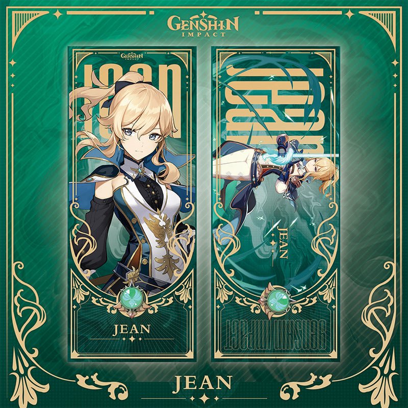 Genshin Laser Double - sided Foil Bookmark - Teyvat Tavern - Genshin Impact & Honkai Star Rail & 3Z Merch