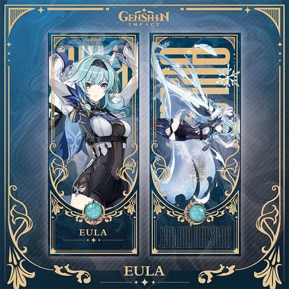 Genshin Laser Double - sided Foil Bookmark - Teyvat Tavern - Genshin Impact & Honkai Star Rail & 3Z Merch