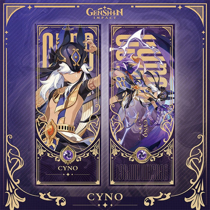 Genshin Laser Double - sided Foil Bookmark - Teyvat Tavern - Genshin Impact & Honkai Star Rail & 3Z Merch