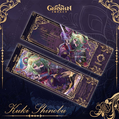 Genshin Laser Double - sided Foil Bookmark - Formal Dress - Teyvat Tavern - Genshin Impact & Honkai Star Rail & 3Z Merch