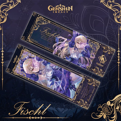 Genshin Laser Double - sided Foil Bookmark - Formal Dress - Teyvat Tavern - Genshin Impact & Honkai Star Rail & 3Z Merch