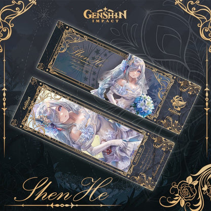 Genshin Laser Double - sided Foil Bookmark - Formal Dress - Teyvat Tavern - Genshin Impact & Honkai Star Rail & 3Z Merch