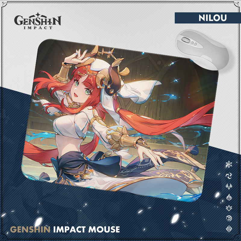 Genshin Impact Character Theme Mouse Pad - Teyvat Tavern - Genshin Merch