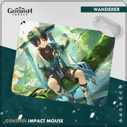 Genshin Impact Character Theme Mouse Pad - Teyvat Tavern - Genshin Merch