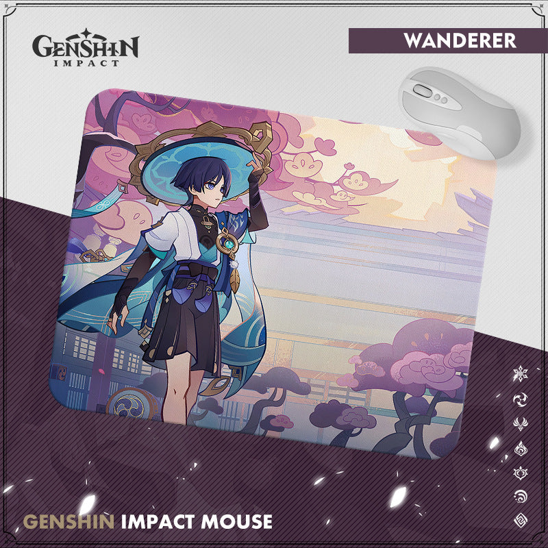 Genshin Impact Character Theme Mouse Pad - Teyvat Tavern - Genshin Merch