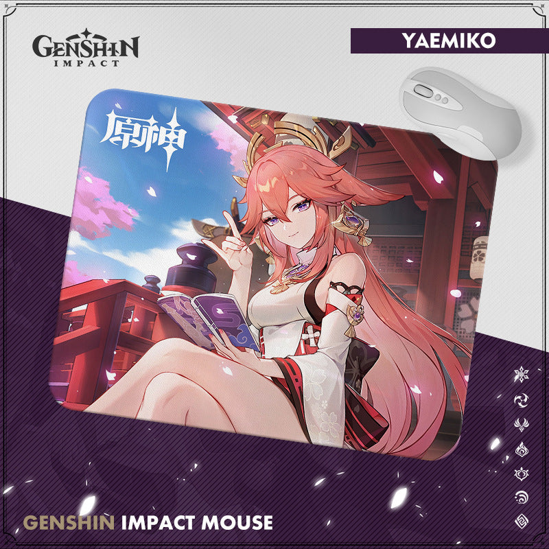 Genshin Impact Character Theme Mouse Pad - Teyvat Tavern - Genshin Merch