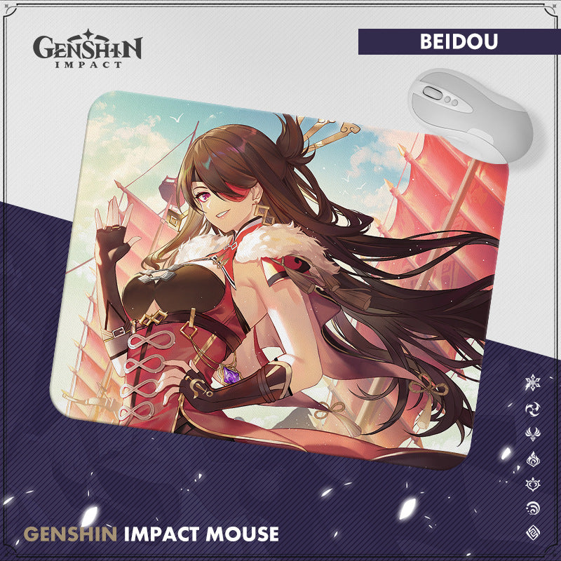 Genshin Impact Character Theme Mouse Pad - Teyvat Tavern - Genshin Merch