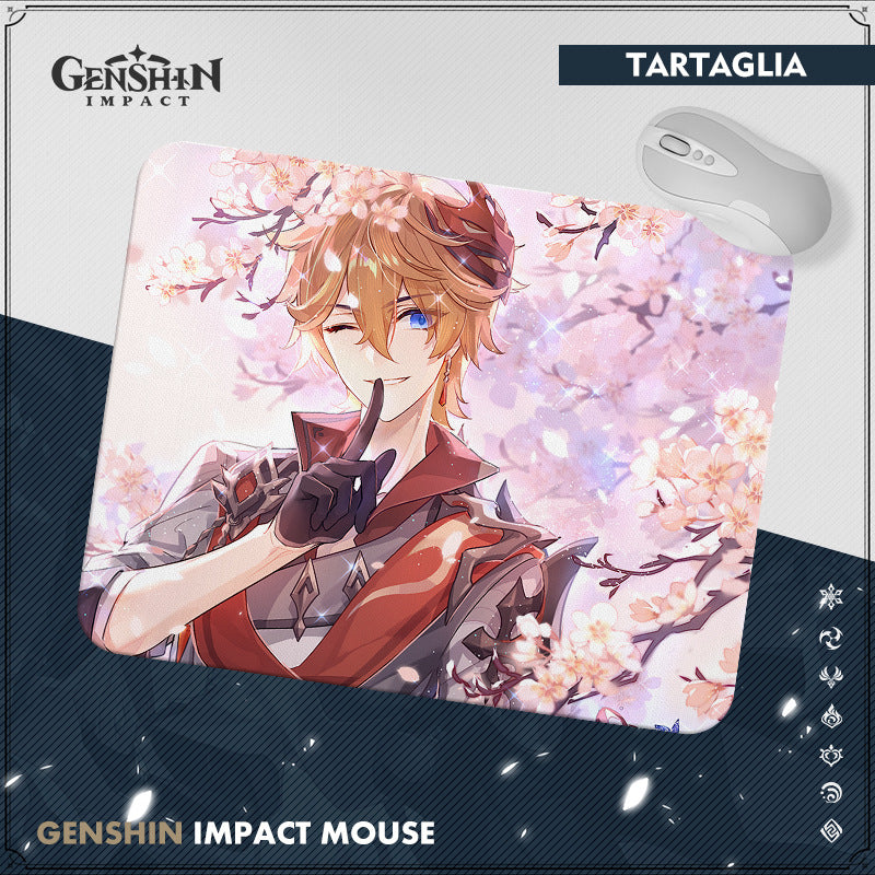 Genshin Impact Character Theme Mouse Pad - Teyvat Tavern - Genshin Merch