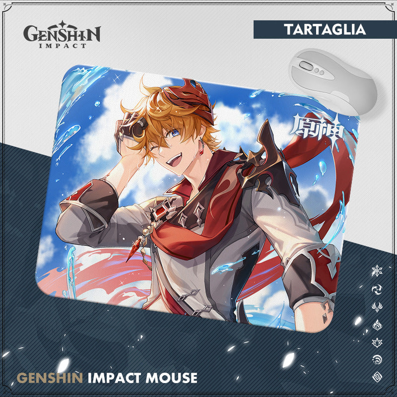 Genshin Impact Character Theme Mouse Pad - Teyvat Tavern - Genshin Merch