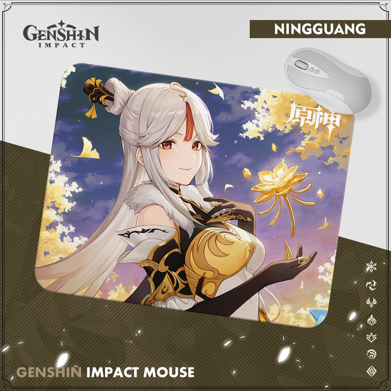 Genshin Impact Character Theme Mouse Pad - Teyvat Tavern - Genshin Merch