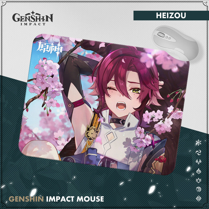 Genshin Impact Character Theme Mouse Pad - Teyvat Tavern - Genshin Merch