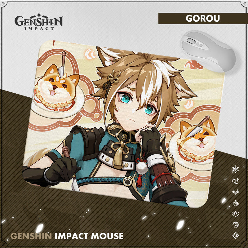 Genshin Impact Character Theme Mouse Pad - Teyvat Tavern - Genshin Merch