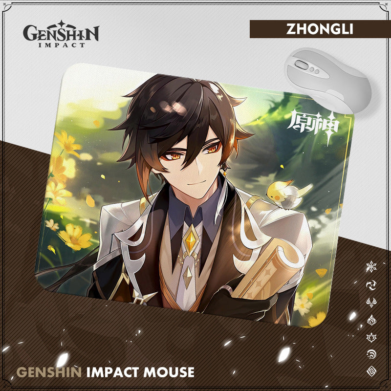 Genshin Impact Character Theme Mouse Pad - Teyvat Tavern - Genshin Merch