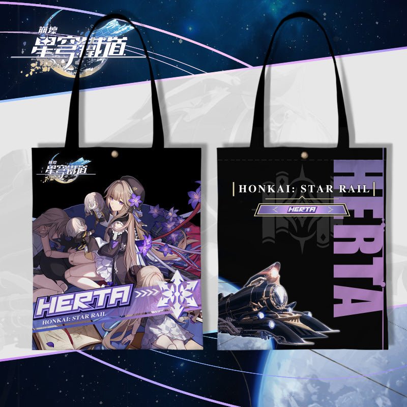 Honkai: Star Rail Character Canvas Handbag - Herta Space Station - Teyvat Tavern - Genshin Impact & Honkai Star Rail & 3Z Merch