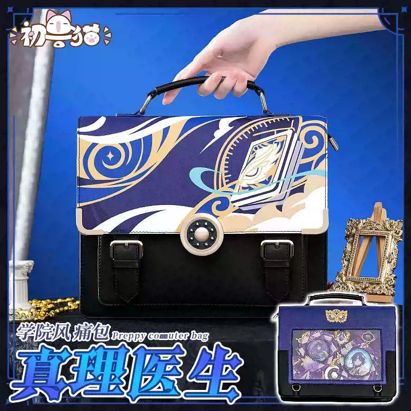 Honkai Star Rail Character Theme Series PU Shoulder Bag / Backpack - Dr.Ratio - Teyvat Tavern - Genshin Impact & Honkai Star Rail & 3Z Merch