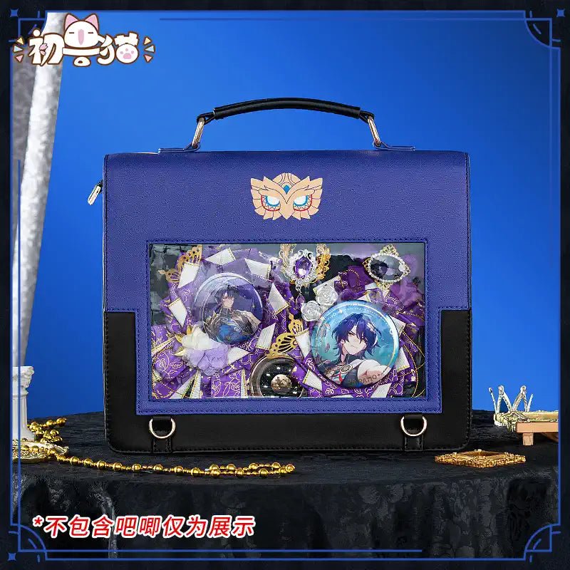 Honkai Star Rail Character Theme Series PU Shoulder Bag / Backpack - Dr.Ratio - Teyvat Tavern - Genshin Impact & Honkai Star Rail & 3Z Merch