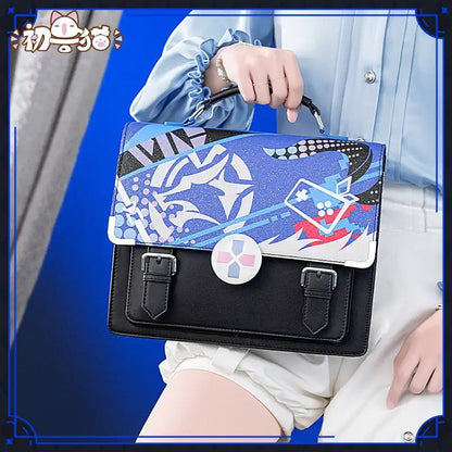 Honkai Star Rail Character Theme Series PU Shoulder Bag / Backpack - Silver Wolf - Teyvat Tavern - Genshin Impact & Honkai Star Rail & 3Z Merch