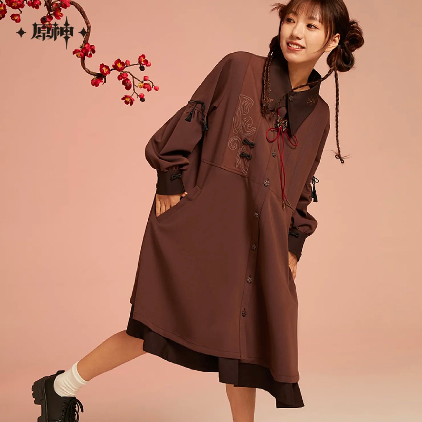 [OFFICIAL] Genshin Hu Tao Impression Apparel Series - One-Piece Dress - Teyvat Tavern - Genshin Merch