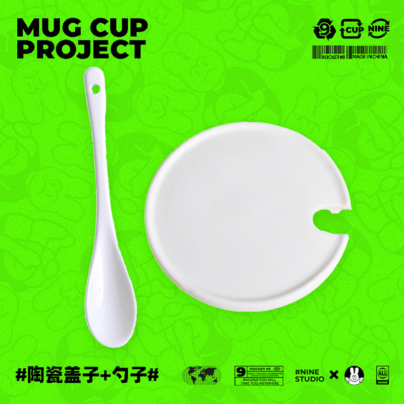 Genshin Impact Comic Style Cute Character Ceramics Mug - Keqing - Teyvat Tavern - Genshin Merch